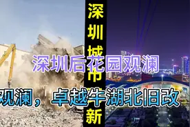 旧改实探！观澜牛湖丨卓越集团牛湖北旧改，拆除中视频封面