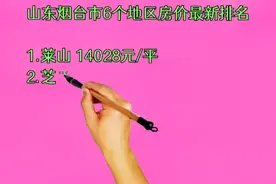 山东烟台市6个地区房价最新排名，莱山区房价最高视频封面