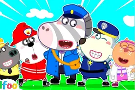 甜动漫：孩子们帮助斑马叔叔 完成各项工作任务 快来看看吧视频封面
