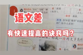 孩子4年级了语文是弱项，有语文开窍的方法吗？老师说：跟着学