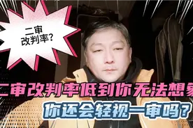 现实中二审改判率可能低到你无法想象，输了一审基本等于输掉官司视频封面