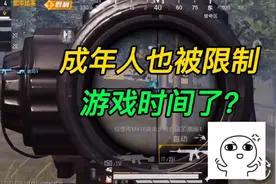 和平精英:成年人也被限制游戏时间了?