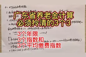 广东省养老金计算必须拎清3个“3”，有了这9个数据计算水到渠成视频封面