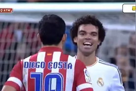 马竞头号狠人，当年科斯塔疯狂挑衅拉莫斯与佩佩，场面十分火爆视频封面