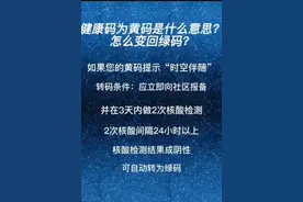 健康码，绿，黄，红含义