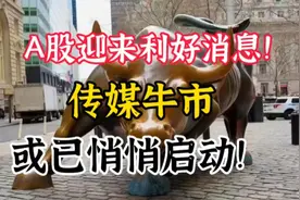 A股迎来利好消息！传媒牛市，或已悄然启动？三亿股民沸腾了！视频封面