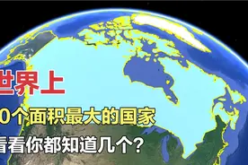 世界上，10个面积最大的国家，第10名在非洲很多人没听说过视频封面