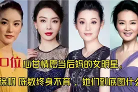 10位心甘当后妈的女明星，徐帆陈数终身不育 ，她们到底图什么？视频封面