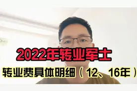 2022年转业军士转业费估算明细！视频封面