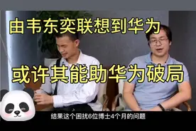 韦东奕或许能助华为破局