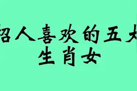 招人喜欢的五大生肖女视频封面