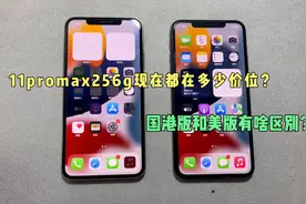 三千多的11promax！国行港版和美版有啥区别！相比12哪个值得入手视频封面