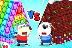 一然动漫：小熊猫的巧克力房子坏了 沃夫重新制作 快来看看吧视频封面