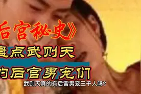 武则天真的有后宫男宠三千人吗？盘点一代女帝的男宠们视频封面