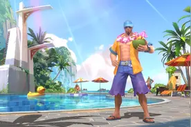 lol手游泳池派对皮肤！！盲僧皮肤预览！！