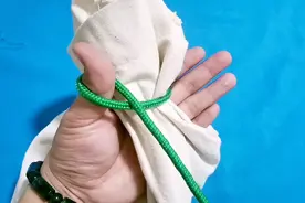 非常实用的几种扎袋口的绳结技巧 农民工兄弟自己研发的手艺活