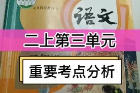 二上第三单元重要考点解析，从字词到句子，再到写话，考点真不少视频封面
