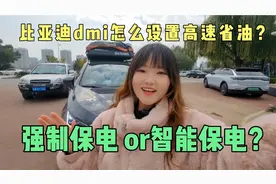 比亚迪唐dmi怎么设置跑高速省油？强制保电还是智能保电？
