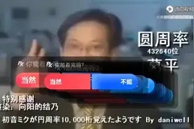 圆周率视频，你能看完吗（盗下去）视频封面