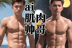 AI肌肉帅哥第八弹 看着像荷兰弟视频封面