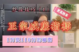 超短老手传授一招，改良的WR威廉指标视频封面