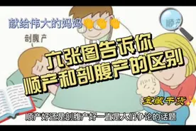 六张图告诉你顺产和剖腹产的区别，太形象了视频封面