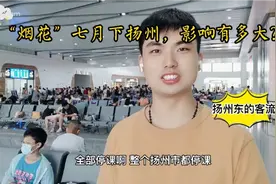 在台风和疫情的双重打击下，扬州东客流如何？看看沿途有何新变化视频封面