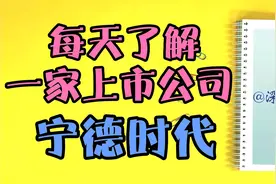 每天了解一家上市公司218：宁德时代视频封面