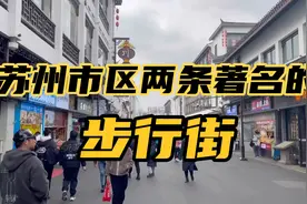 苏州市区两条著名的步行街视频封面