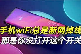 手机WiFi总是自动断网掉线，原来是手机里这个开关忘记打开了！视频封面