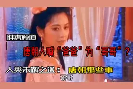 唐朝人喊“爸爸”为“哥哥”？？？视频封面