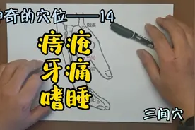 神奇的穴位——三间穴可以用于嗜睡、牙痛、痔疮。视频封面