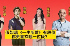 假如唱大话西游主题曲《一生所爱》有段位，你更喜欢哪一位段？视频封面