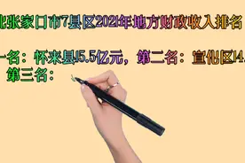 河北张家口市7县区2021年地方财政收入排名视频封面