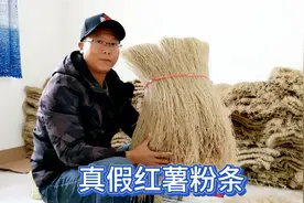 纯红薯粉条假货泛滥，几块钱的你敢吃吗？教你辨别真假不上当！视频封面