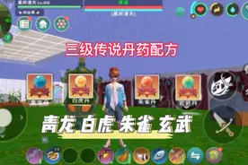 青龙、白虎、朱雀、玄武丹药配方和炼制方法#创造与魔法3级丹药视频封面