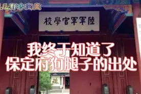 卫嘴子聊保定；我终于知道了，保定府狗腿子的出处。视频封面