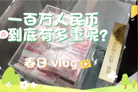 一百万人民币到底有多重，我已经替大家体验过了视频封面