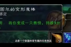 魔兽世界里的变身道具：变熊杖！！视频封面