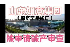 山东如意集团被申请破产审查视频封面