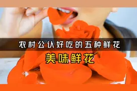 农村公认最好吃的五种鲜花，美味营养，关键还好看，你吃过哪种？视频封面