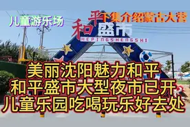 美丽沈阳魅力和平，大型夜市和儿童乐园，吃喝玩乐好去处。视频封面