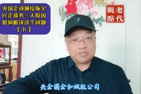 央国企或城投拖欠民企债务三大原因，如何解决问题【下】视频封面