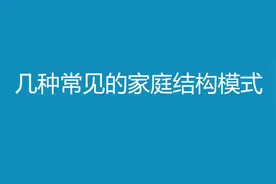 几种常见的家庭结构模式#家庭#家庭教育#亲子教育#育儿视频封面