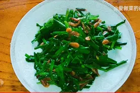 韭菜炒虾米的家常做法，超级补钙，营养丰富好吃又下饭