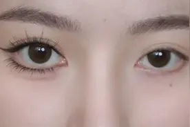 漫画感无眼影眼妆👀放大眼睛效果绝了～