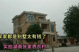 实拍湖南张家界发农村现状，家家住别墅开豪车，为啥都这么有钱？视频封面