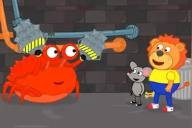 小狮子一家 认识海里动物 儿童卡通动画视频封面