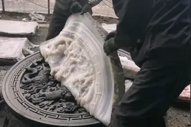 中式庭院砖雕制作过程