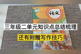 小学语文三年级二单元总结，让孩子掌握知识点，学作文写作技巧视频封面